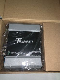 Timpano 400.2. 2 channel amplifier. New