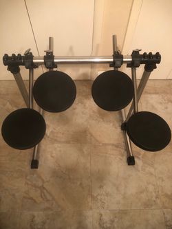 DRUM PRACTICE PAD and BASS and STAND