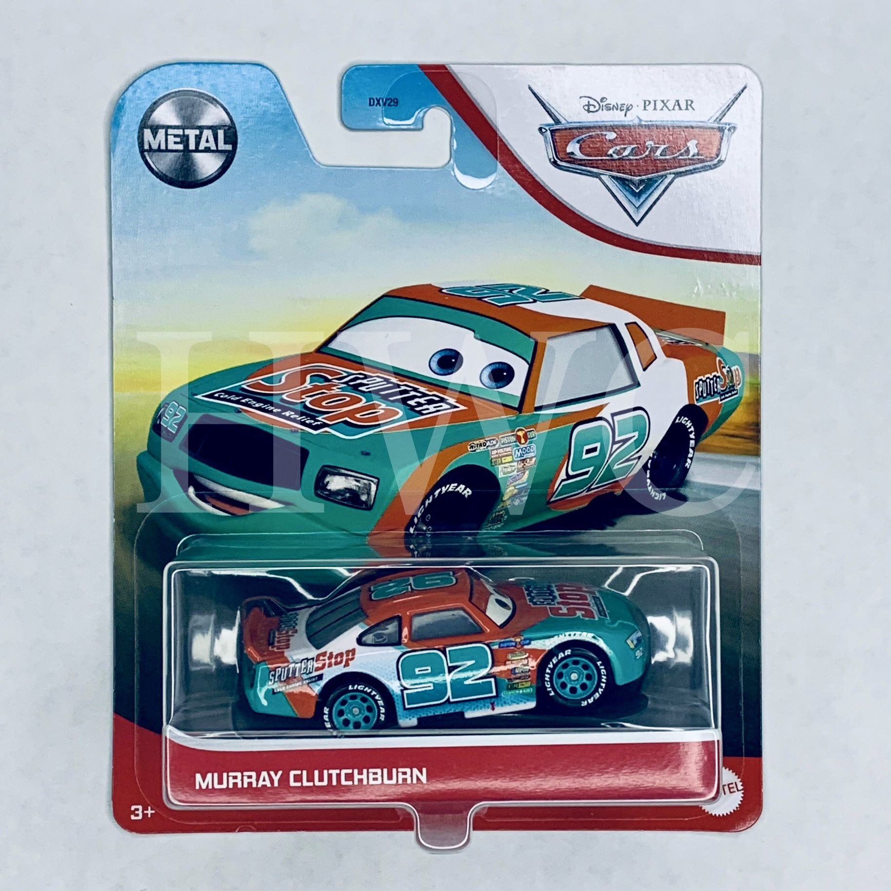 Disney Pixar Cars #92 MURRAY CLUTCHBURN 2024 Metal Die-cast Cars 3