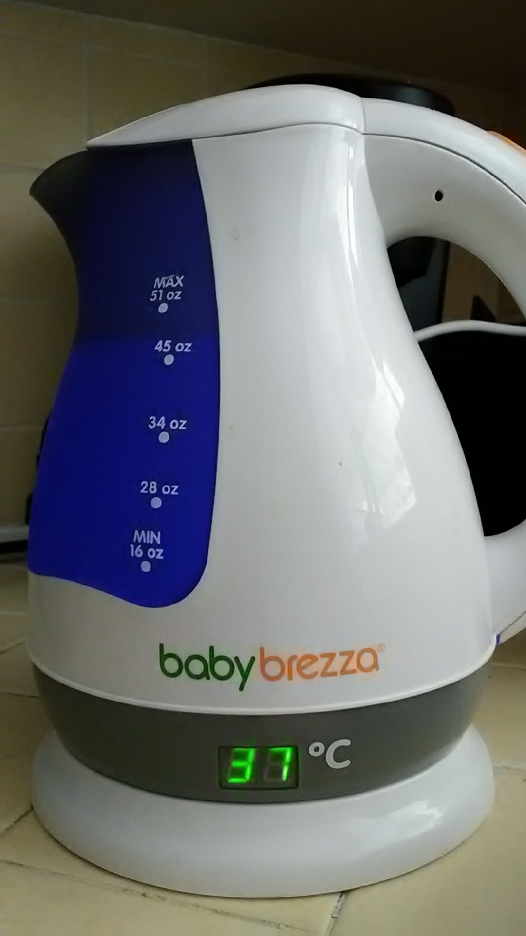 HEATING Baby BOTTLE WATER Baby Brezza Perfect Temp Control Water Kettle
