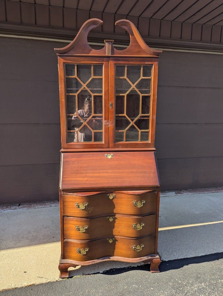 antique desk/ cabinet