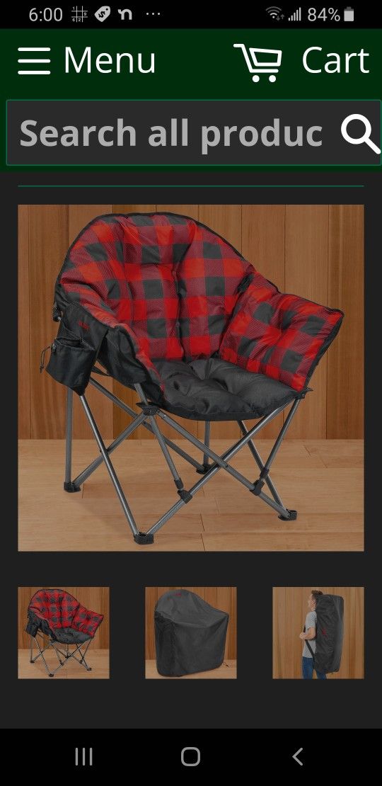 ULINE BIG DADDY PLUSH CHAIR