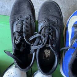 Kids black vans 