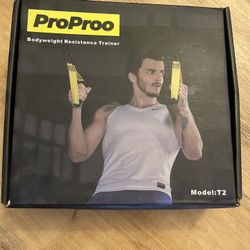 Body Weight Suspension Trainer ProProo TRX New!