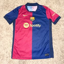 Authentic Nike Barcelona 2024/25 Home Blank Soccer Jersey FN8806-456 Youth L