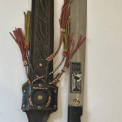 Vintage Collins Co. Hartford No. 741 Machete with Scabbard Herramientas Collins
