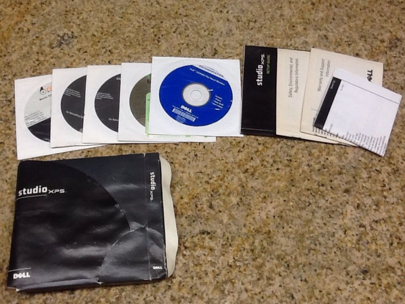 Dell studio XPS recovery cds