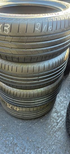 225/50r18 Bridgestone Turanza T005 4 tires used