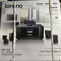 Brand New LORENO home Surround System. 