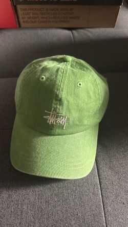 Stussy Basic Washed Low Pro Hat Broccoli color