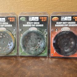 2- Diamond Discs For Grinding/ Leveling Etc