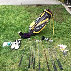 Golf Clubs And Bag Set
