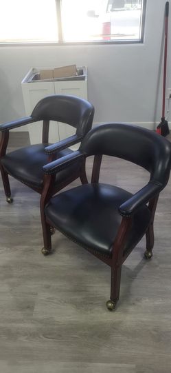 Leather chairs