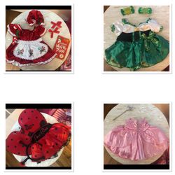 JUST REDUCED!! Large Set Of Build-A-Bear Items/Armoire/Clothes/Costumes/Accessories/Many New/Many Never Used/GREAT DEAL!!!!!