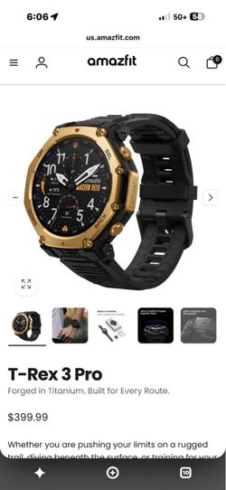 Amazfit T-Rex 3 Pro Smartwatch