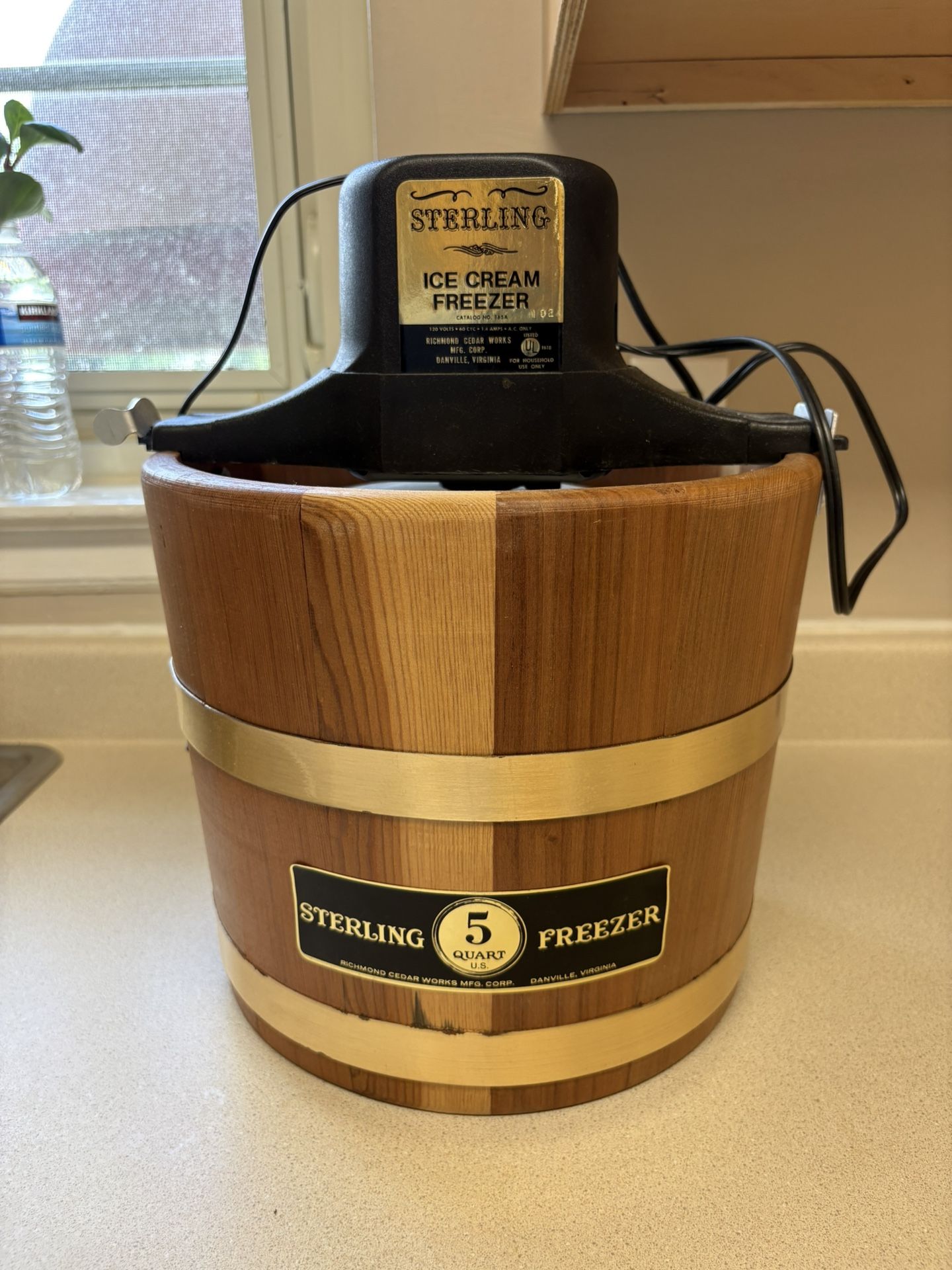 Vintage Style Sterling Ice Cream Maker