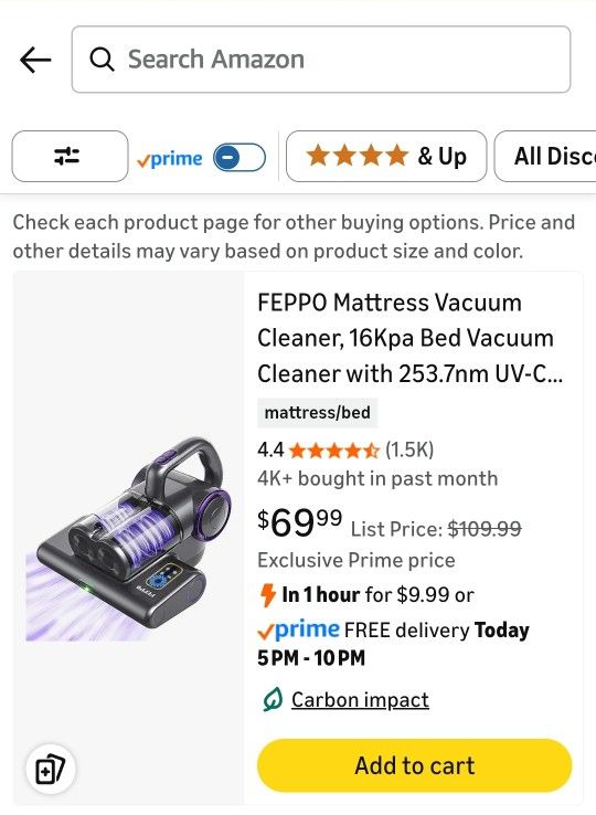 FEPPO Mattress Vacuum Cleaner