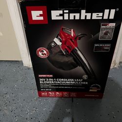 The cordless Einhell GE-CL 36 Li E - Leaf Blower Vac