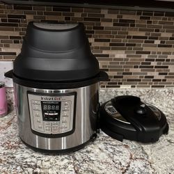 Instant Pot With Air Fryer Lid