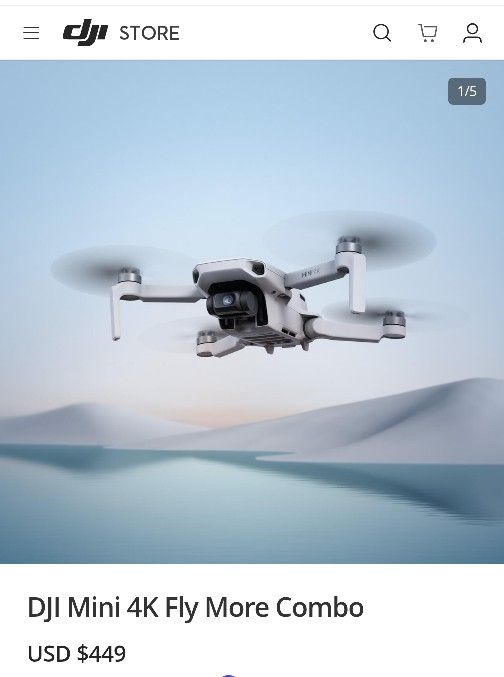 Drone DJI Mini 4k Fly More Combo