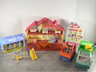 Bluey Toy Bundle – House, Figures, Vehicles & More