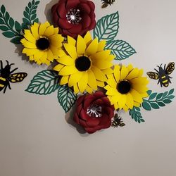 🌻🌻Handmade Paper Sunflowers 🌻🌻