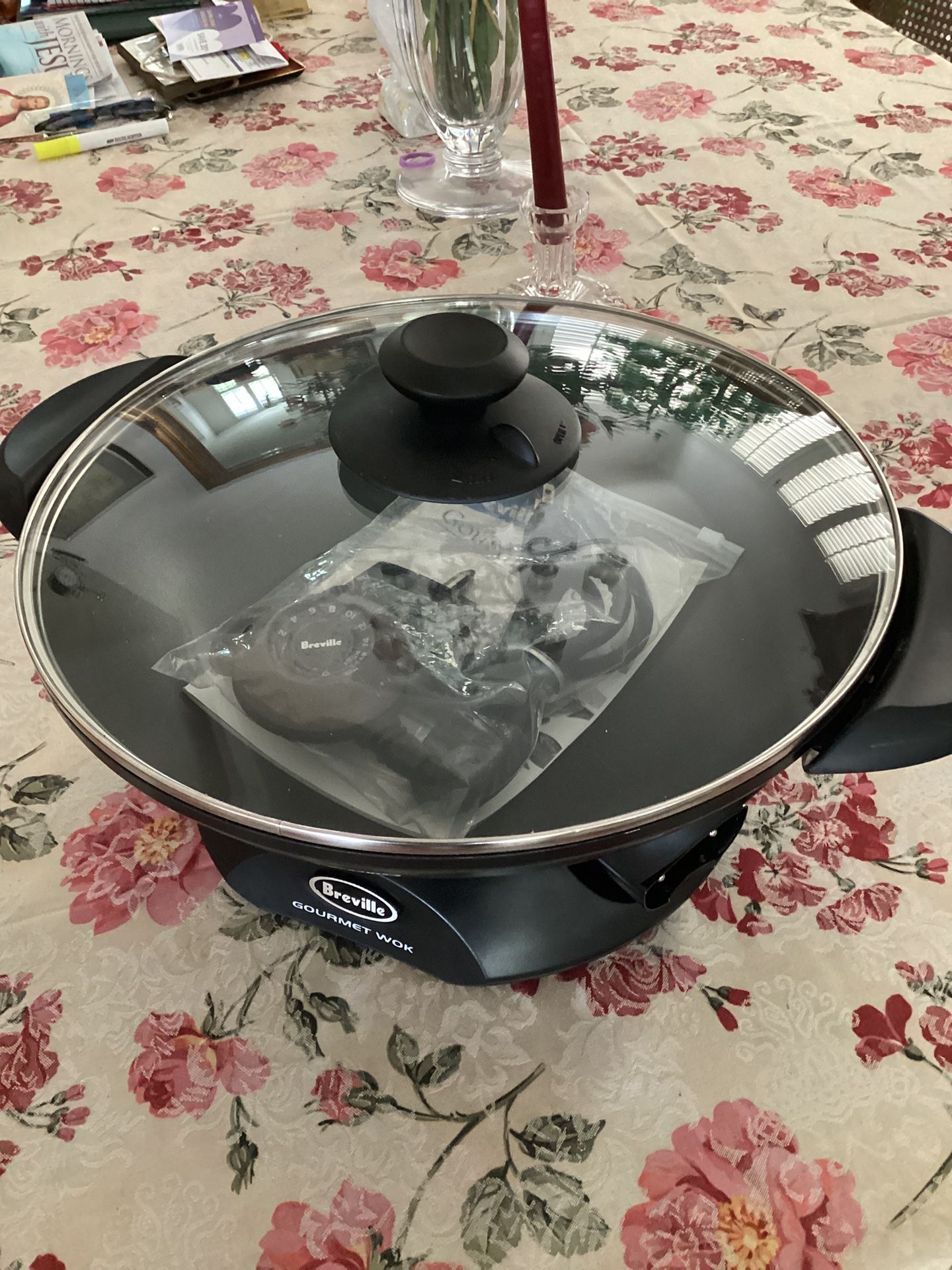 Breville Electric Wok w/BONUS OFFER - FREE Keuric Model B130 Electric Coffee Maker