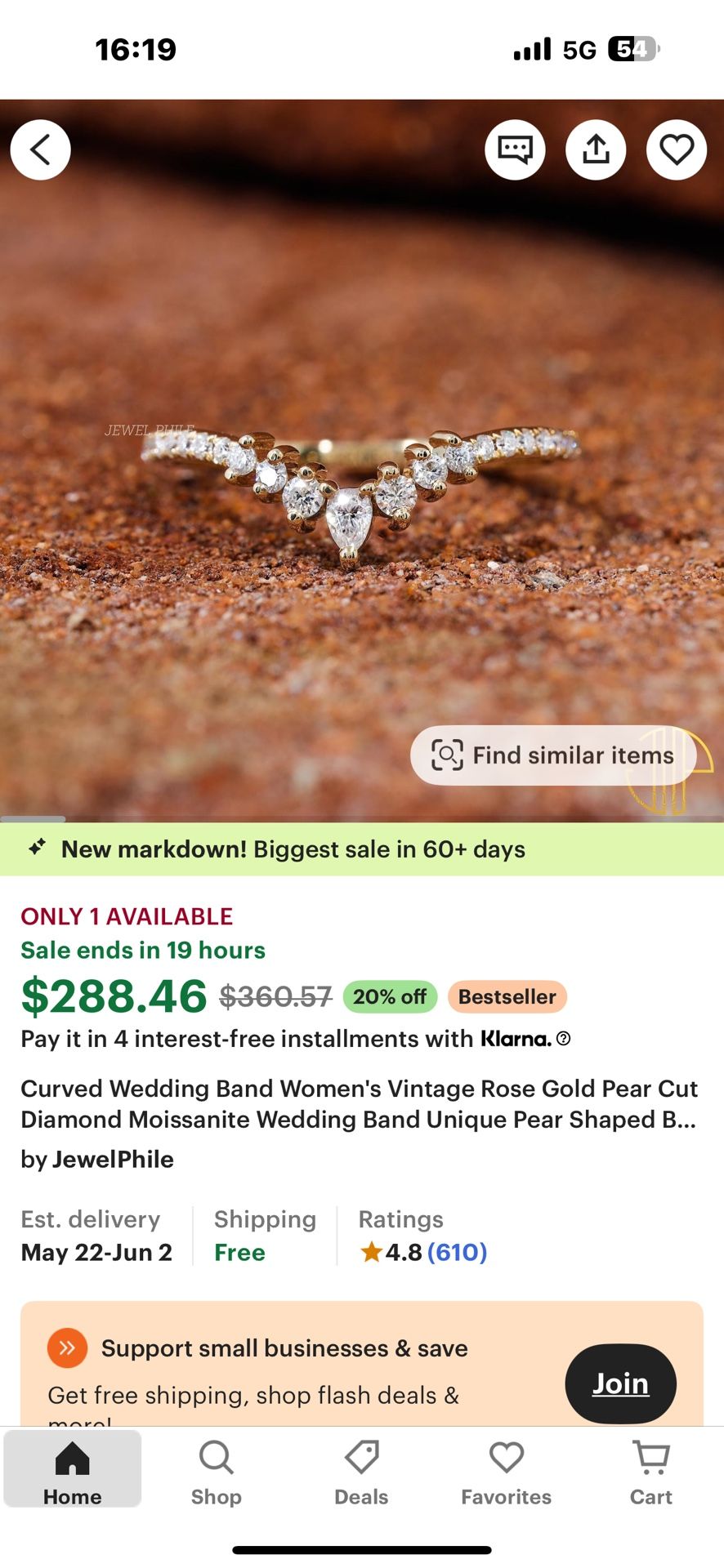 14k Gold Ring