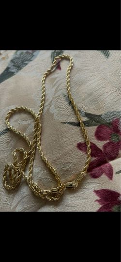 14k Rope Necklace