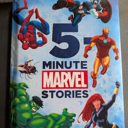 5-MINUTE MARVEL STORIES PADDED HARDCOVER MARVEL BY DISNEY 2012 IST EDITION