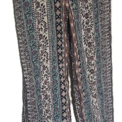 Junior's Printed Challis Pants