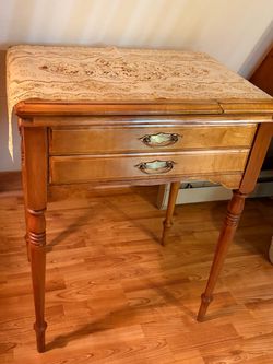 Vintage Sewing Machine Cabinet Refurbished