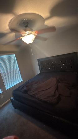 King bed, mattress box spring n dresser
