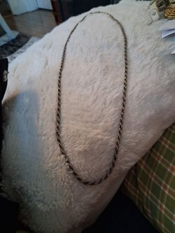 Gold-Tone Rope Chain Necklace