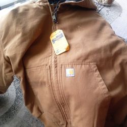 Carhartt Insulated Denim Jacket (Medium)