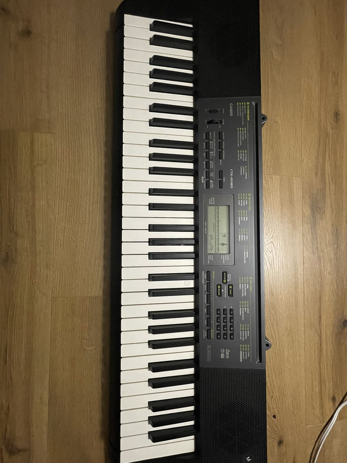 Casio CTK 2080 61 Key Keyboard – Excellent Condition w/ Power Adapter