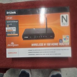 NEW NEVER BEEN USED IN THE BOX "D LINK" WIRELESS ROUTER, PERFECT FOR HOME OR OFFICE, PRICED TO SELL!!!