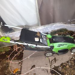 Electric Lawnmower Trimmer And Blower