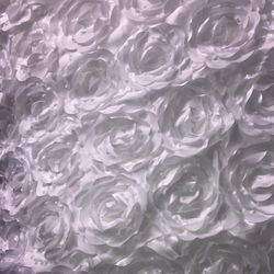 Rectangle 3D Rose Tablecloth For Wedding Or Special Occasion 