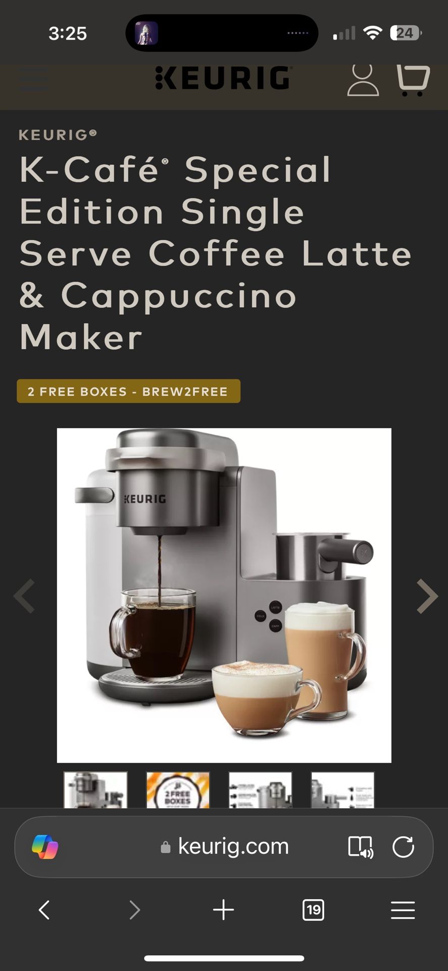 Good used Condition K-Café® Special Edition Single Serve Coffee Latte & Cappuccino Maker