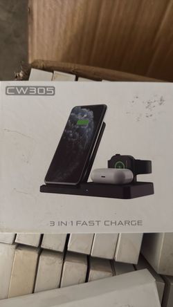 CW305 3-in-1 Fast Wireless Charging Station