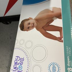Tippy Toes Diapers Size 4 New Giant Pack 