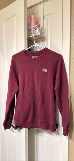 Sub Pop Embroidered Logo Maroon Crew Sweatshirt-Medium