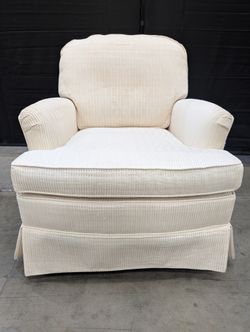 Cream Ribbed WOODMARK Original Accent Armchair