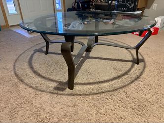 Round Coffee Table (very expensive part of a bedroom and dining set we have)