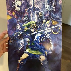 The Legend Of Zelda Skyward Sword HD Nintendo Switch Poster GameStop Exclusive