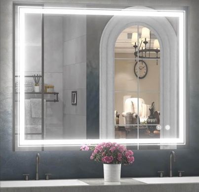 40x32 Inch LED Bathroom Mirror, LED Bathroom Vanity Mirror with Lights