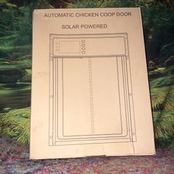 Solar Automatic Chicken Coop Door