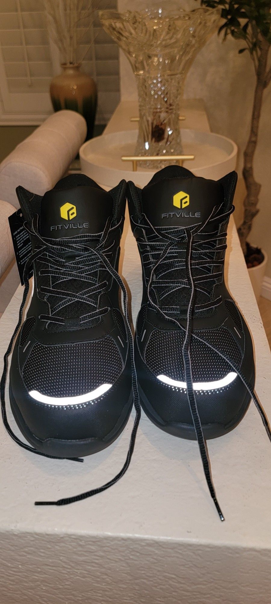 Fit Ville Steel Toe Work Boots New