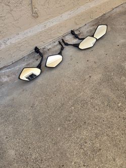 Motorcycle Side Mirrors Set of 4